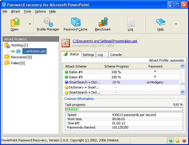 PowerPoint Password Recovery