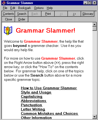 Grammar Slammer