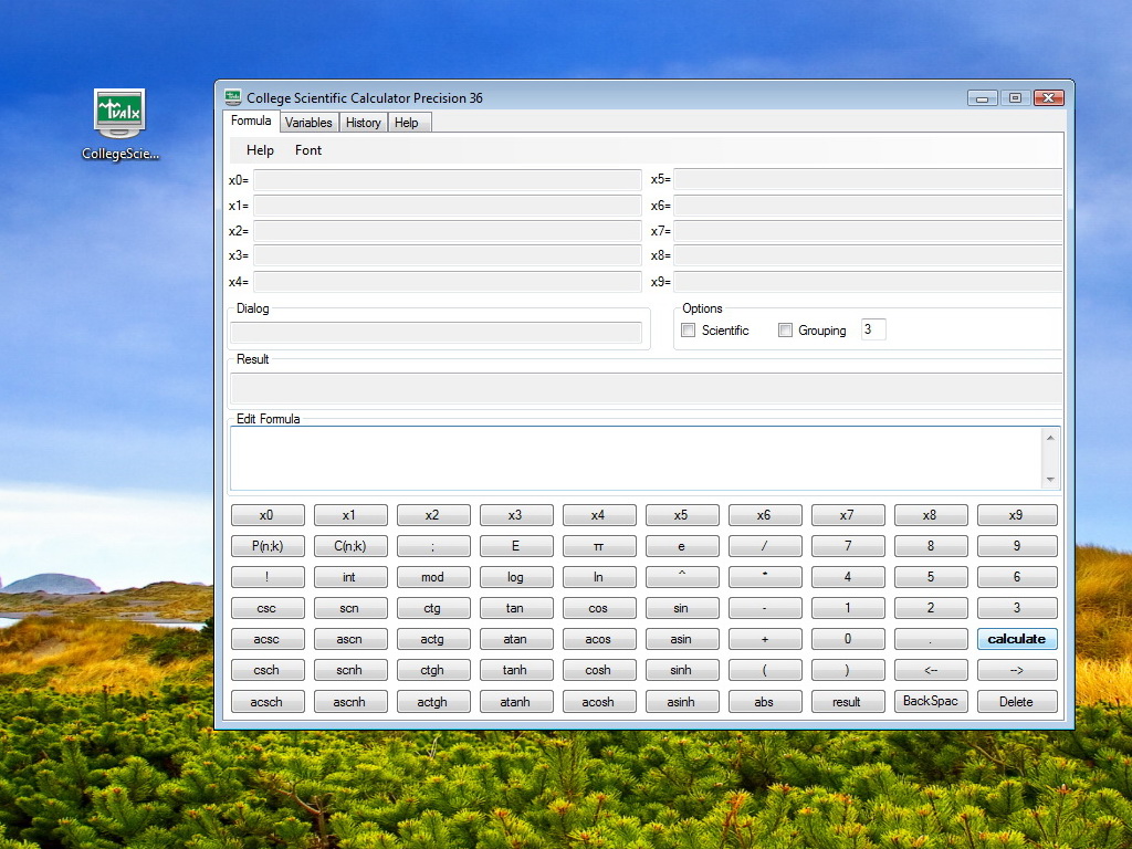 College Scientific Calculator 36
