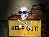 Keep Out Screen Saver