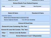 Outlook Extract Email Data Software