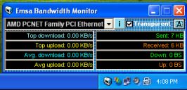 Emsa Bandwidth Monitor