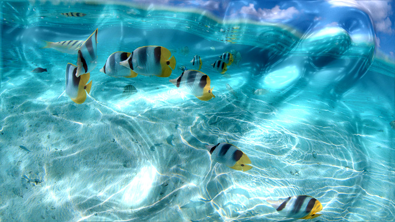 Watery Desktop 3D Screensaver