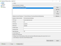 Backup PC files to Ftp