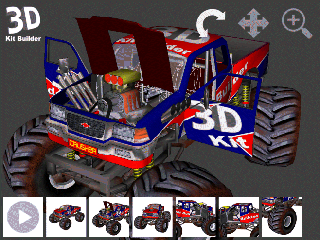 3D Kit Builder (Monster Truck)