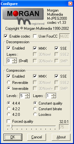 Morgan Multimedia MJPEG2000 Codec