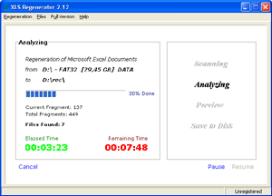 XLS Regenerator