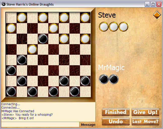 Steve Harris's Online Draughts