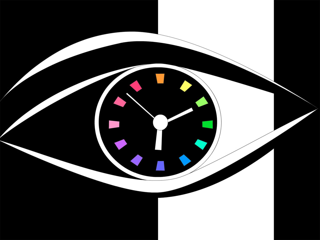 Eye Clock screensaver