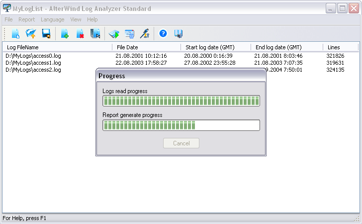 AlterWind Log Analyzer Standard