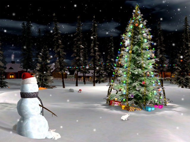 Christmas Eve 3D Screensaver